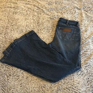 Wrangler Blue Boot Cut Jeans 29x36